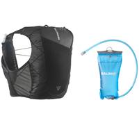 Salomon chaleco de hidratación Active Skin 12 con bolsa de hidratación S Noir