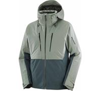 Salomon - Chaquetas de esquí - Brilliant 2.0 Jacket M Sedona Sage/Green - Talla S - Gris Gris S