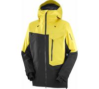 Salomon - Chaquetas de esquí - Moon Patrol GTX Jkt M Cress Green/Deep Black - Talla M - Amarillo Amarillo M
