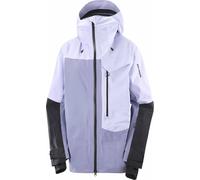 Salomon - Chaquetas de esquí mujer - Moon Patrol Jacket W Cosmic Sky/Blue Granite/Deep Black para Mujer - Talla L - Púrpura Púrpura L