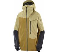 Salomon - Chaquetas de esquí mujer - Moon Patrol Jacket W Gray Green/Brilliant Olive/Deep Black para Mujer - Talla L - Amarillo Amarillo L