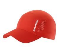 Salomon Cross Gorra Trail Running Senderismo Trail Running Senderismo MTB Unisexo, Ligereza y comodidad, Gestión de la humedad, Tejido reciclado, Rojo, Talla única