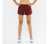 SALOMON Cross Rebel 4'' Short W Pantalón Corto, Mujer, Cabernet, m