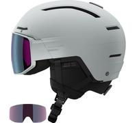 Salomon Driver Prime Sigma Plus, casco de esquí con visera, azul claro 56-59cm Ice Flow