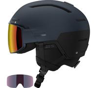 Salomon Driver Prime Sigma Plus, casco de esquí con visera, azul marino 56-59cm Dress Blue