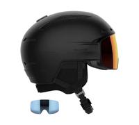 Salomon Driver Prime Sigma Plus, casco de esquí con visera, negro 56-59cm Black