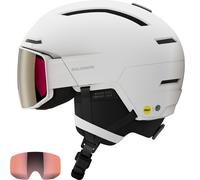 Salomon Driver Prime Sigma Plus MIPS, casco de esquí con visera, blanco 53-56cm White