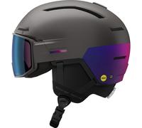 Salomon Driver Pro Sigphoto MIPS, casco de esquí con visera, gris 53-56cm Beluga Metal