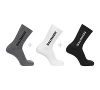 SALOMON Everyday Crew 3-pack - Unisex - Negro / Blanco / Gris - talla 36-38- modelo 2026