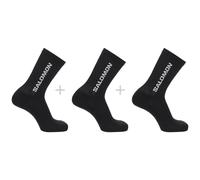 Salomon Everyday Crew, calcetines, 3-pack, negro 42-44 Black