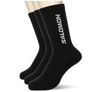Salomon Everyday Crew, calcetines, 3-pack, negro 36-38 Black