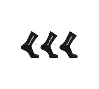 SALOMON Everyday Crew Pack 3 Calcetines, Soporte elástico Arco, puño Seguro, Comodidad Mezcla algodón para pies