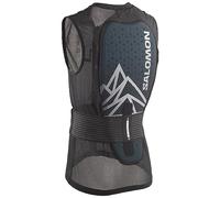 Salomon Flexcell Pro Vest Chaleco Protector Espalda para Esquí para Unisexo Protección Dorsal Snowboard, Adaptable, Transpirable, Fácil de ajustar, Negro, Small
