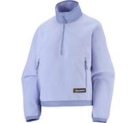 Salomon - Forros polares mujer - Chroma Fleece Crop HZ W Brunnera Blue - Talla M - Púrpura Púrpura M