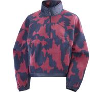 Salomon - Forros polares mujer - Chroma Fleece Crop HZ W Nocturne/Blue Nights para Mujer - Talla XS - Azul marino Azul marino XS