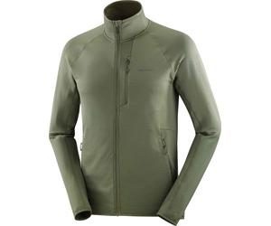Salomon - Forros polares - Sntial Lightwarm FZ M Grape Leaf - Talla M - Caqui Caqui M