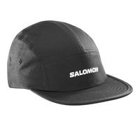 Salomon, Gorra de 5 Paneles, Senderismo, Carrera en Sendero y Caminata, Confort Ligero, Ajustable, Negro Profundo, Unisex
