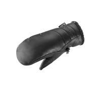 Salomon - Guantes de esquí mujer - Native GTX Mitten Deep Black para Mujer de Cuero - Talla M - Negro Negro M