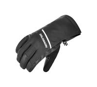 Salomon - Guantes de esquí - Propeller One Gloves U Deep Black de Cuero - Talla S - Negro Negro S