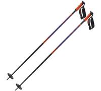 Salomon Hacker S3, bastones de esquí, negro/naranja 115cm Black/Orange