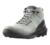 SALOMON Hombre Outpulse Medio GTX Zapatos de Escalada, Hierro Forjado Negro Brillante Naranja, 43 1/3 EU