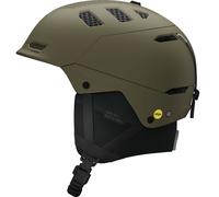 Salomon Husk Prime MIPS, casco de esquí, verde 59-62cm Olive Night
