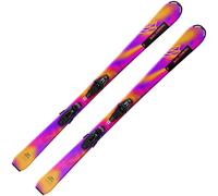 Salomon L LUX Jr S + C5 GW 100cm Rhodamine Red/Saffron/Black