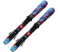 Salomon L QST Jr XS + C5 GW 80cm Pastel Neon Blue 3/Poppy Red/Black