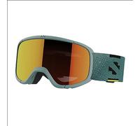 Salomon Lumi Gafas de Esquí Snowboard niños, Máscara de Snowboard para Niños, Deportes de invierno, Lente Multicapas, Duradera y Adaptable, Azul/Rojo, Talla Unica