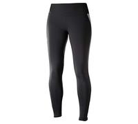 Salomon Mallas para running, agile long tight, tejido de punto, negro, mujer, talla: XL