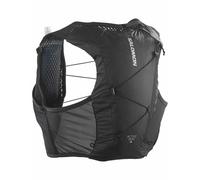 Salomon - Mochilas y cinturones trail/running - Active Skin 4 Set Black/Metal - Talla S - Negro Negro S