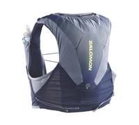 Salomon ADV Skin 5 Gradient Set Maritime Blue/Grisaille/Sunny Lime Chaleco de running