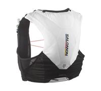 Salomon - Mochilas y cinturones trail/running - Adv Skin 5 Race Flag Set Black/White - Talla XS - Blanco Blanco XS