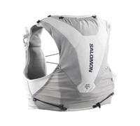 Salomon - Mochilas y cinturones trail/running - Adv Skin 5 Set Alloy/Gray Violet - Talla M - Blanco Blanco M
