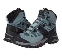 SALOMON Women's Quest 4 Gore-Tex Hiking Boots for Women, Botas de Senderismo Mujer, Slate/Trooper/Opal Blue, 38 2/3 EU
