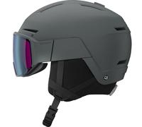Salomon Osmo Simga, casco de esquí con visera, gris 59-62cm Ebony