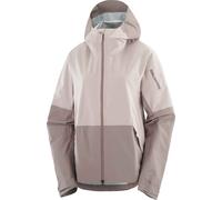 Salomon - Outerpath 2.5L Jacket W Iron/Etherea para Mujer - Talla S - Beige Beige S