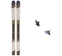 Salomon - Pack Mtn 91 Carbon Rainy Day/Black 2024 de Aluminio - Gris Gris 150 cm.166 cm.174 cm