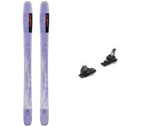 Salomon - Pack Qst Lumen 98 Lilac Breeze/Rhodamine Red/Saffron 2025 - Púrpura Púrpura 160 cm