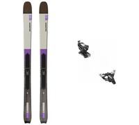 Salomon - Packs esquí de travesía - Pack Mtn 96 Carbon 2026 de Madera - Púrpura Púrpura 166 cm.174 cm.182 cm