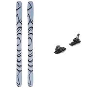 Salomon - Packs (esquí + fijaciones) - Pack QST 100 Cosmic Sky/Dark Grey 2026 de Madera - Gris Gris 172 cm.164 cm.156 cm