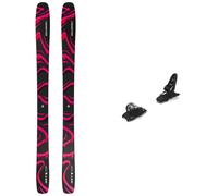 Salomon - Packs (esquí + fijaciones) - Pack Qst 106 Black/Pink 2027 de Madera - Rosa Rosa 165 cm.173 cm.181 cm.189 cm