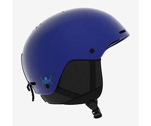 Salomon Pact Casco de esquí y Snowboard para niños, Carcasa ABS, Interior de Espuma EPS 4D, Azul (Surf The Web), M (56-59 cm)