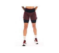 Salomon pantalón corto S-Lab Ultra 2 en 1 XS Frambuesa