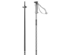 SALOMON Polar Bastones de Esquí, Unisex, 18mm de Diámetro de Aluminio, Fuertes y Ligeros con Agarre de Doble Material, Gris, 135