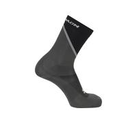Calcetines de running salomon pulse crew gris negro 36 - 38