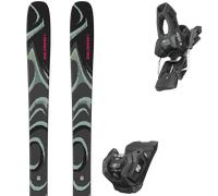 SALOMON Qst 100 - Unisex - Negro / Rojo / Gris - talla 180- modelo 2027