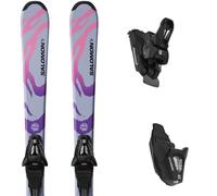 SALOMON Qst Jr S + C5 Gw - Niño - Gris / Rosa / Violeta - talla 100- modelo 2027
