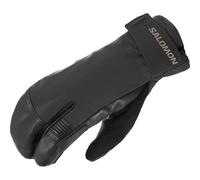 Salomon QST Paw GTX U, guantes de 3 dedos, negro M Deep Black/Deep Black