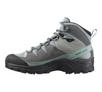 Salomon Quest Rove Gore-Tex Botas de Senderismo de Piel para Mujer, Impermeable, Cómodos, Agarre Máximo y Estabilidad, Excursionismo, Quarry, 44